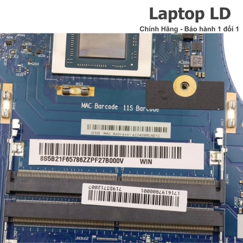 Khu vực RAM trên main Lenovo Legion 5 Pro 16ARH7H Ryzen 7 6800H