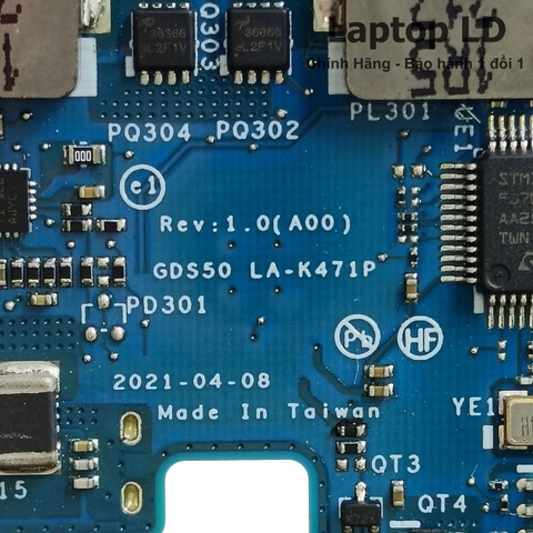 Mã main Dell Alienware X15 R1 LA-K471P