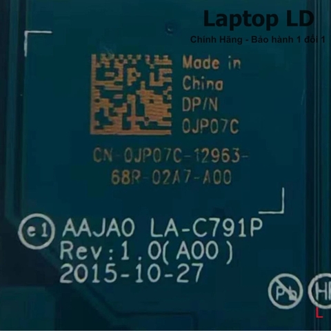 Mã main Dell Latitude 11 5175 5179 LA-C791P