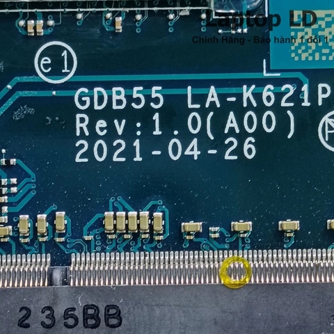 Mã main Dell Precision 7560 LA-K621P