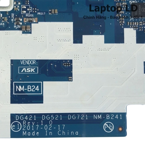 Mã main Lenovo IdeaPad 320-15ISK 320-17ISK 320-15IKB NM-B241 REV 1.0