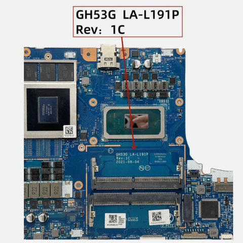 CPU Main Acer Nitro 5 Gaming AN515 57 54MV CPU i5 11400H VGA GTX1660 LA-L191P