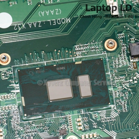 Khu vực CPU i5-6200U và chipset trên main Acer Aspire E5-575G DAZAAMB16E0 — Laptop LD