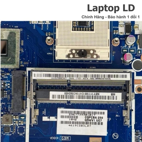 Khe RAM trên main Acer Aspire V3-531 / V3-571G / E1-531 / E1-571G LA-7912P — Laptop LD