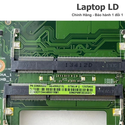 Khe RAM trên main Asus G750JYA / G750JW / G750JX / G750JM / G750JS CPU i7-4700HQ — Laptop LD