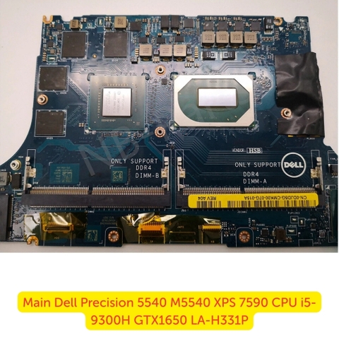 Khe RAM trên main Dell XPS 15 7590 hỗ trợ kiểm tra và nâng cấp bộ nhớ laptop