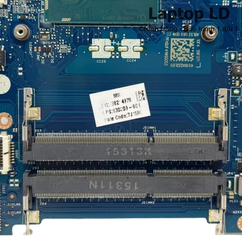 Khe RAM trên main HP Pavilion 250 G4 CPU i5-5200U LA-C701P — Laptop LD