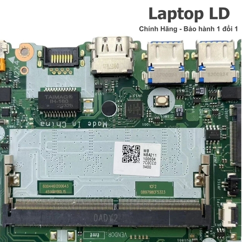 Khe/điểm hàn RAM trên main Acer Aspire 5 A514-54G CPU i7-1165G7 MX350 LA-K092P — Laptop LD