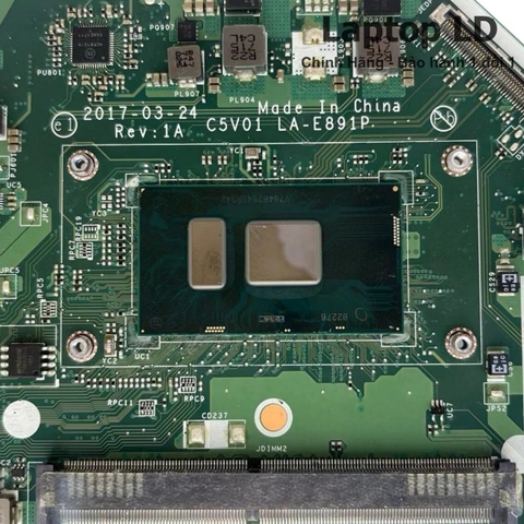 CPU và chipset trên main Acer Aspire A515-51 CPU i5-7200U LA-E891P — Laptop LD