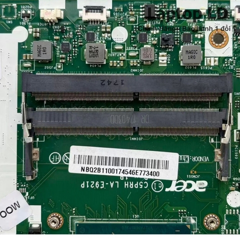 Khe/điểm hàn RAM trên main Acer Predator Helios 300 G3-571 CPU i7-7700HQ GTX1060 LA-E921P — Laptop LD