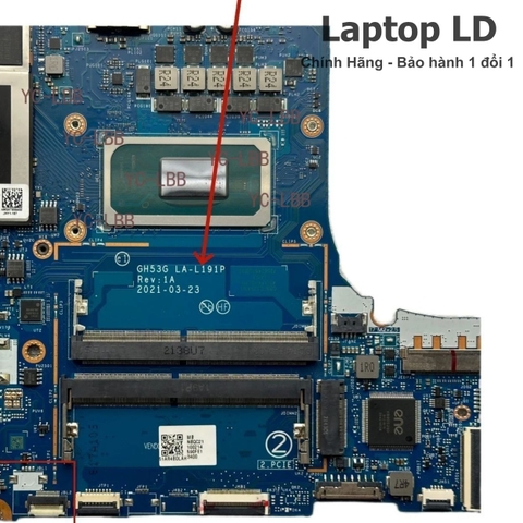 Khe/điểm hàn RAM trên main Acer Predator Helios 300 PH315-54 / PH315-53 i7-11800H RTX 3070 LA-L191P — Laptop LD