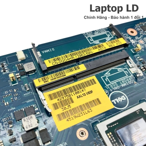 Khe/điểm hàn RAM trên main Dell Inspiron 15 5555 / 5755 AMD A8-7410 LA-C142P — Laptop LD