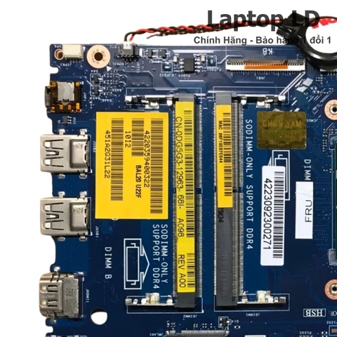 Khe/điểm hàn RAM trên main Dell Inspiron 15 5767 / 5567 CPU i5-7200U LA-D801P — Laptop LD