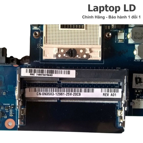 Khe/điểm hàn RAM trên main Dell Inspiron 15R 7520 / 3560 / 5520 LA-8241P — Laptop LD