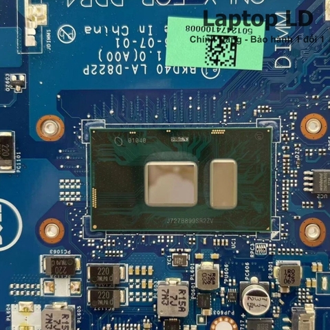 CPU và chipset trên main Dell Vostro 14 5468 CPU i7-7500U LA-D822P — Laptop LD