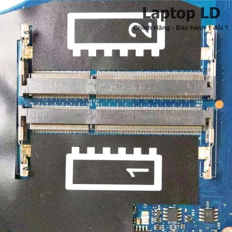 Khe/điểm hàn RAM trên main HP ZBook 17 G1 LA-9371P — Laptop LD