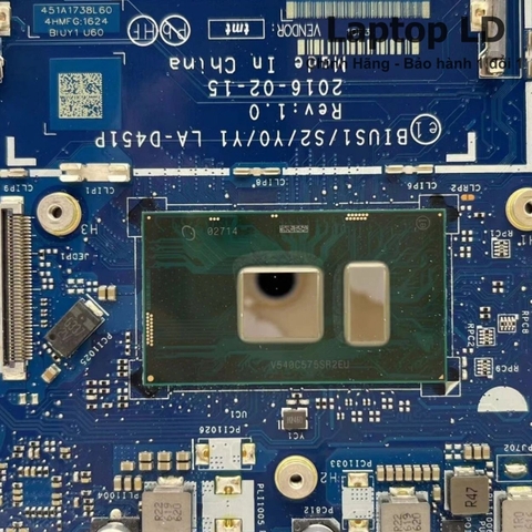 CPU và chipset trên main Lenovo Flex 4-1570 CPU i7-6500U LA-D451P — Laptop LD