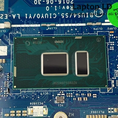 CPU và chipset trên main Lenovo Flex 4-1580 CPU i7-7500U LA-E221P — Laptop LD