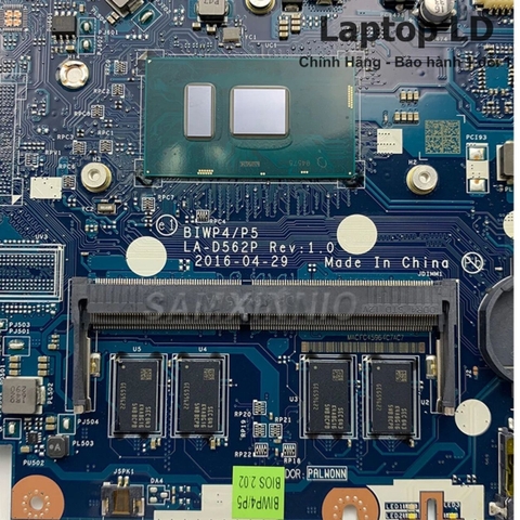 Khe/điểm hàn RAM trên main Lenovo IdeaPad 110-15ISK CPU i3-6100U LA-D562P — Laptop LD
