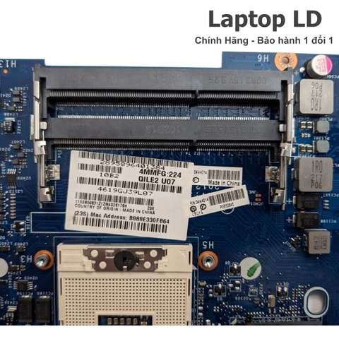 Khe/điểm hàn RAM trên main Lenovo ThinkPad E530 LA-8133P — Laptop LD