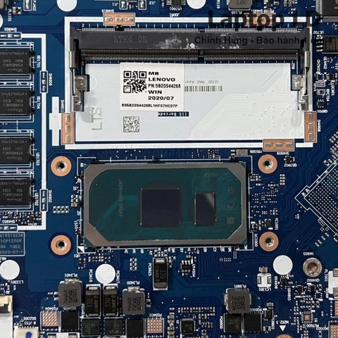 CPU và chipset trên main Lenovo Ideapad 3-15IIL05 CPU i3-1005G1 4GB RAM NM-D031 — Laptop LD