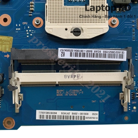 Khe RAM trên main Samsung RC520 NP-RV520 BA92-08190A — Laptop LD