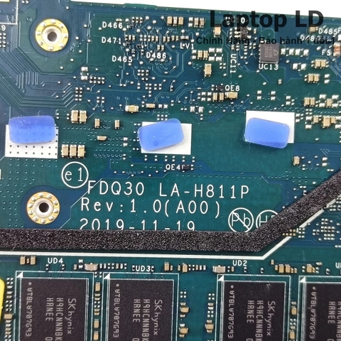 Tổng thể mainboard Dell XPS 13 9300 i7-1065G7 mã LA-H811P