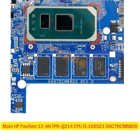 Bo mạch chủ HP Pavilion 13-AN i3-1005G1 DAG7DCMB8D0 chính hãng HP