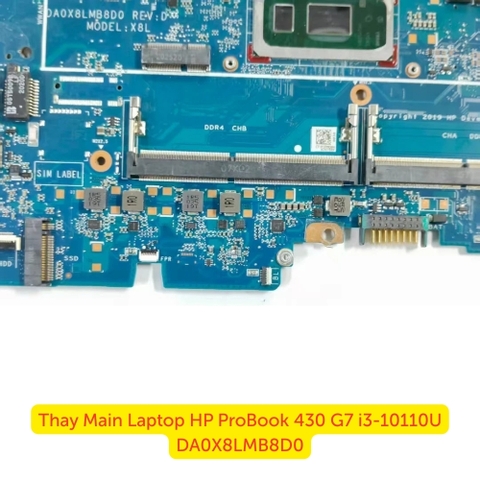 Main HP ProBook 430 G7 hỗ trợ RAM DDR4 tối đa 32GB