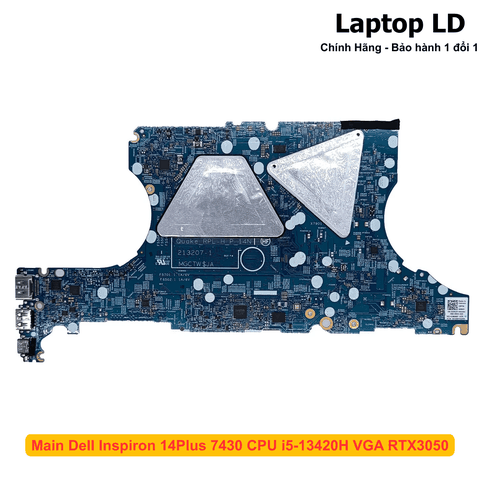 Mặt sau main laptop Dell Inspiron 14 Plus 7430 CPU i5-13420H VGA RTX3050