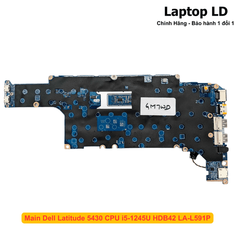 Mặt sau main laptop Dell Latitude 5430 CPU i5-1245U mã HDB42 LA-L591P