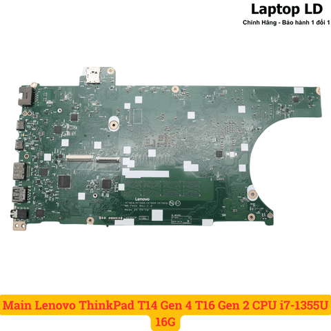Mặt sau mainboard Lenovo ThinkPad T14 Gen 4 / T16 Gen 2 CPU i7-1355U RAM 16GB