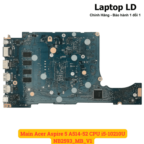 Mặt sau Mainboard Acer Aspire 5 A514-52