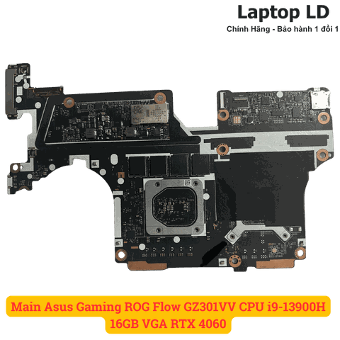 Mặt sau mainboard Asus ROG Flow GZ301VV CPU i9-13900H mã chính hãng