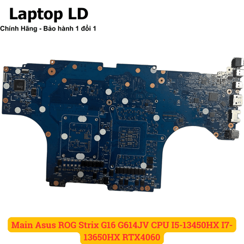 Mặt sau mainboard Asus ROG Strix G16 G614JV CPU i7-13650HX VGA RTX 4060