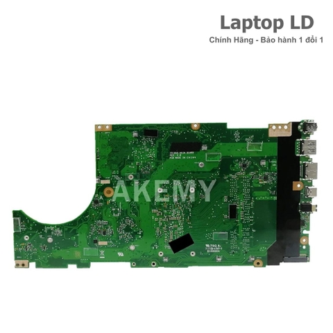Mặt sau mainboard Asus VivoBook S15 S510UA/F510UAR CPU i5-7200U chính hãng