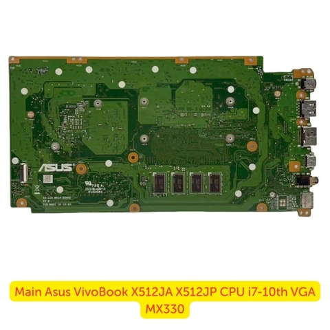 Mặt Sau Mainboard Asus VivoBook X512JA X512JP CPU i7-10th VGA MX330