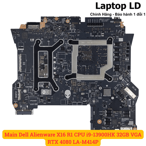 Mặt sau mainboard Dell Alienware X16 R1 CPU i9-13900HK RAM 32GB VGA RTX 4080