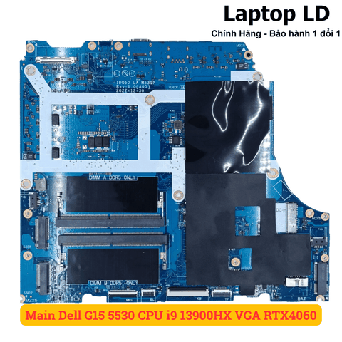 Mặt sau mainboard Dell G15 5530 CPU i9-13900HX VGA RTX 4060