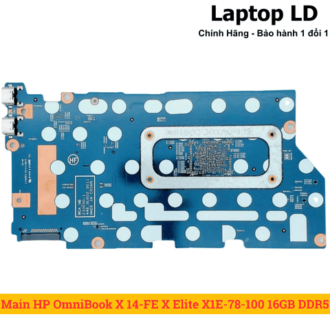 Mặt sau mainboard HP OmniBook X 14-FE X Elite X1E-78-100 RAM 16GB DDR5