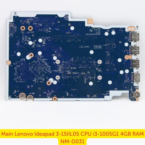 Mặt Sau Mainboard Lenovo IdeaPad 3-15IIL05 CPU i3-1005G1 NM-D031