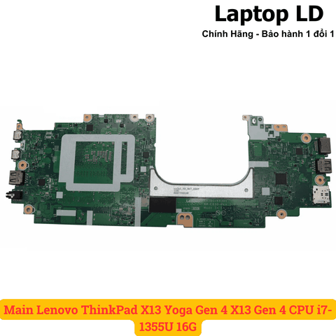 Mặt sau mainboard Lenovo ThinkPad X13 Gen 4 CPU i7-1355U RAM 16GB
