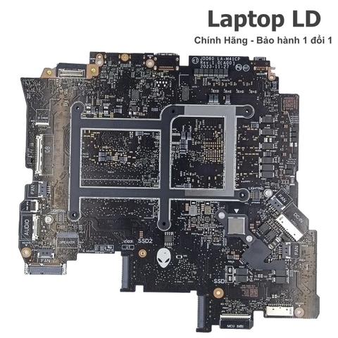 Mặt sau motherboard Dell Alienware X16 R2 cho thấy hệ thống mạch điện hoàn chỉnh