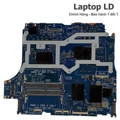 Mặt sau motherboard Dell G15 5510 cho thấy hệ thống mạch điện hoàn chỉnh