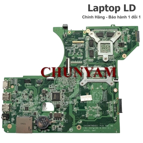 Mặt sau motherboard Dell Inspiron 14 7447 hiển thị hệ thống mạch điện chi tiết
