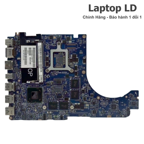 Mặt sau motherboard Dell XPS L521X hiển thị hệ thống mạch điện hoàn chỉnh