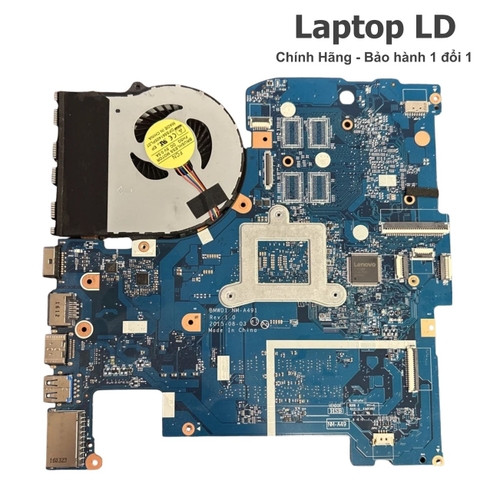 Mặt sau motherboard Lenovo IdeaPad 300-17ISK NM-A491 với hệ thống mạch hoàn chỉnh