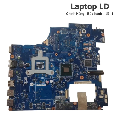 Mặt sau motherboard Lenovo IdeaPad G780 LA-7983P hiển thị hệ thống mạch