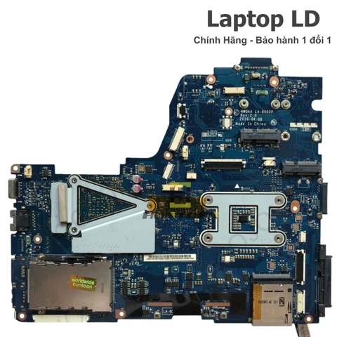 Mặt sau motherboard Toshiba Satellite A665 với hệ thống mạch điện