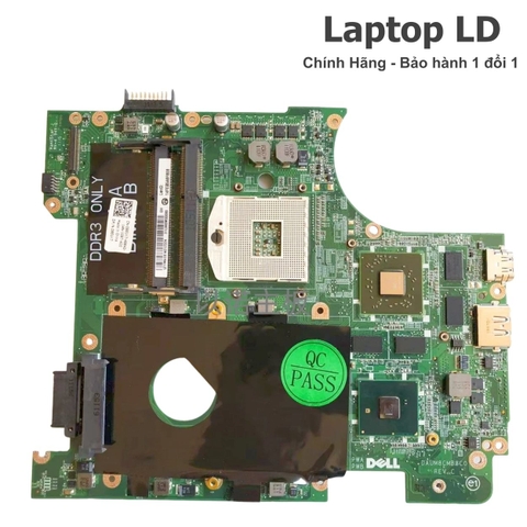 Mặt trước bo mạch chủ Dell Inspiron 14R N4010 với đầy đủ linh kiện
